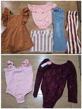 Baileys Blossoms Bundle of 7 girls clothes NWOT 2T/3T